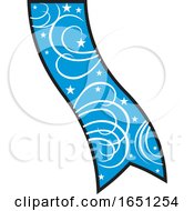 Poster, Art Print Of Blue Magical Bookmark