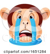 Poster, Art Print Of Monkey Is Crying