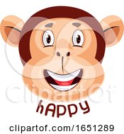 Poster, Art Print Of Monkey Is Feeling Happy
