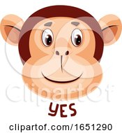Poster, Art Print Of Monkey Is Saying Yes
