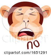 Poster, Art Print Of Monkey Is Saying No