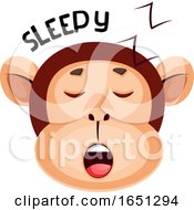Poster, Art Print Of Monkey Is Sleeping
