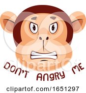 Poster, Art Print Of Monkey Is Feeling Angry