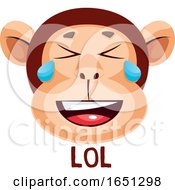 Poster, Art Print Of Monkey Laughing
