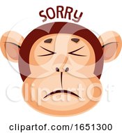 Poster, Art Print Of Monkey Is Feeling Sorry