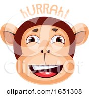 Poster, Art Print Of Monkey Is Feeling Happy