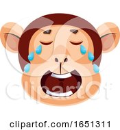 Poster, Art Print Of Monkey Is Crying