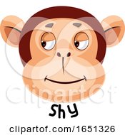 Poster, Art Print Of Monkey Is Feeling Shy