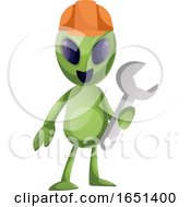 Green Extraterrestrial Alien Being Romantic