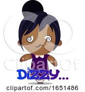 Poster, Art Print Of Indian Girl Feeling Dizzy
