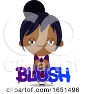 Indian Girl Blushing