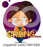 Brunette Girl Crying