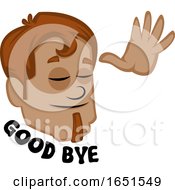 Poster, Art Print Of Man Waving Good Bye