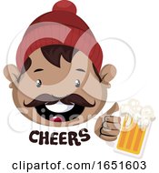 Poster, Art Print Of Man Saying Cheers