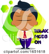Poster, Art Print Of Business Man Feeling Relaxed