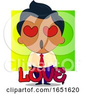 Poster, Art Print Of Business Man In Love