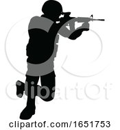 Silhouette Soldier