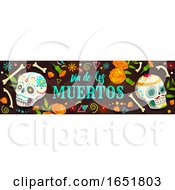 Poster, Art Print Of Dia De Los Muertos Banner