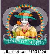 Poster, Art Print Of Dia De Los Muertos Day Of The Dead Design