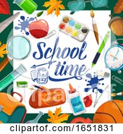 Poster, Art Print Of School Time Design