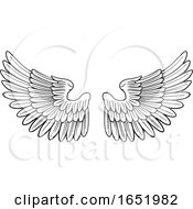Poster, Art Print Of Wings Angel Or Eagle Pair
