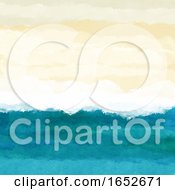 Poster, Art Print Of Watercolour Beach Scene