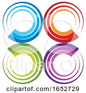 Poster, Art Print Of Design Of Colorful Circles