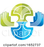 Abstract Hand Icon