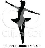 Poster, Art Print Of Ballet Dancer Silhouette
