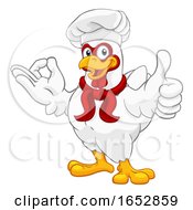 Chicken Chef Rooster Cockerel Perfect Cartoon