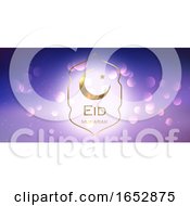 Poster, Art Print Of Elegant Eid Mubarak Banner Design