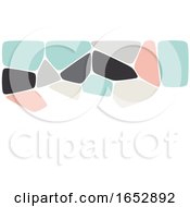 Business Card Template With Abstract Pebbles Shape Design by KJ Pargeter