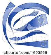 Poster, Art Print Of European Flag Banners