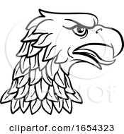 Eagle Head Imperial Heraldic Symbol by AtStockIllustration