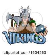 Viking Female Gladiator Bowling Warrior Woman