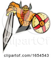 Poster, Art Print Of Viking With Shield