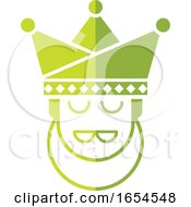 Poster, Art Print Of Green King Head