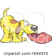 Cartoon Dog Fetching Slippers