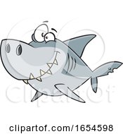 Poster, Art Print Of Cartoon Daddy Shark
