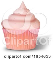 3d Pink Cupcake by dero