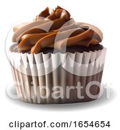Poster, Art Print Of 3d Chocolate Cupcake