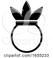 Poster, Art Print Of Black And White Crown Ring