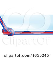 Poster, Art Print Of Uk Ribbon Flag Knot Background