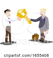 Poster, Art Print Of Man Buying A House