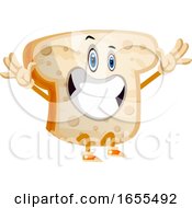 Happy Bread Illustration Vector