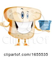 Toast On Sale Illustration Vector