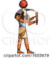 Poster, Art Print Of Sketched Egyptian God Ra