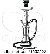Black And White Hookah