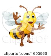 Poster, Art Print Of Bumble Honey Bee Bumblebee Cartoon Character