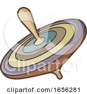 Toy Spinner Top by Any Vector